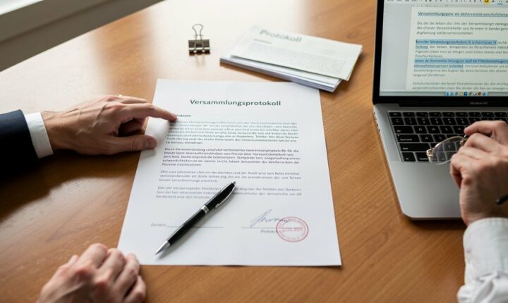 WEG Versammlung Protokoll prüfen: Dokumentation rechtssicher nachvollziehen